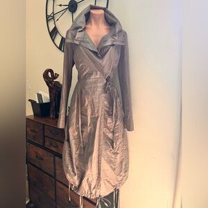 #118 Stylish Gray Wrap Coat or dress